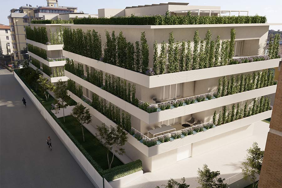 Con i giardini verticali efficienza e risparmio su terrazzi e pareti fino  al 15%